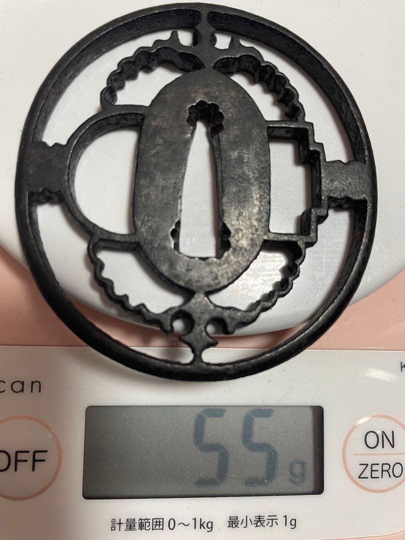 鍔　鉄地鍔　時代物　武具