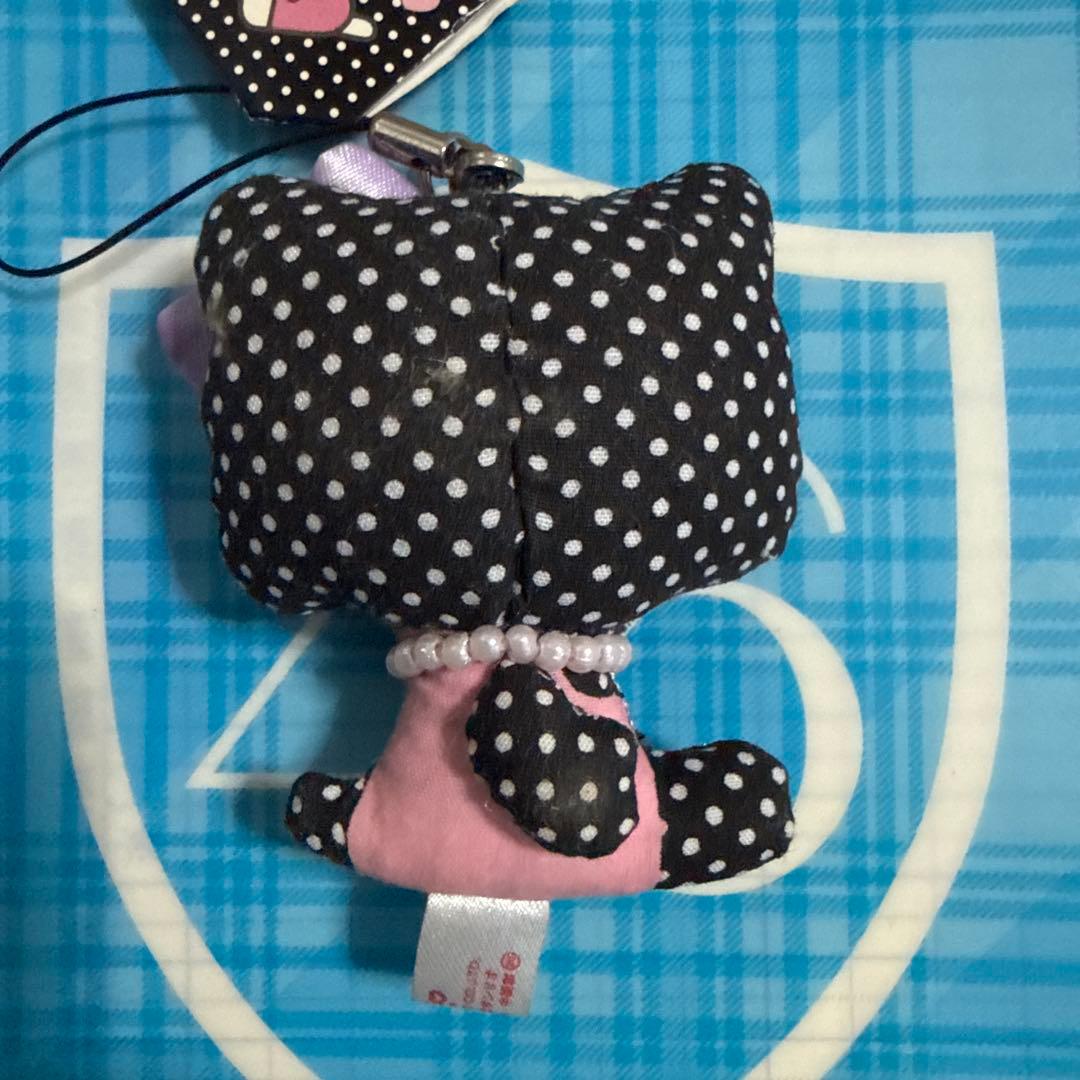 ハローキティ ぬいぐるみストラップ　平成レトロ