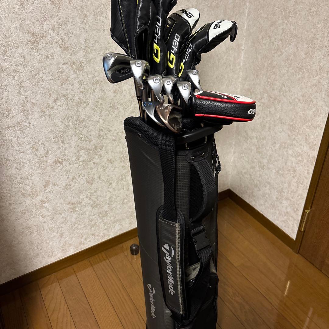 【美品】TaylorMade 軽量 キャディバッグ