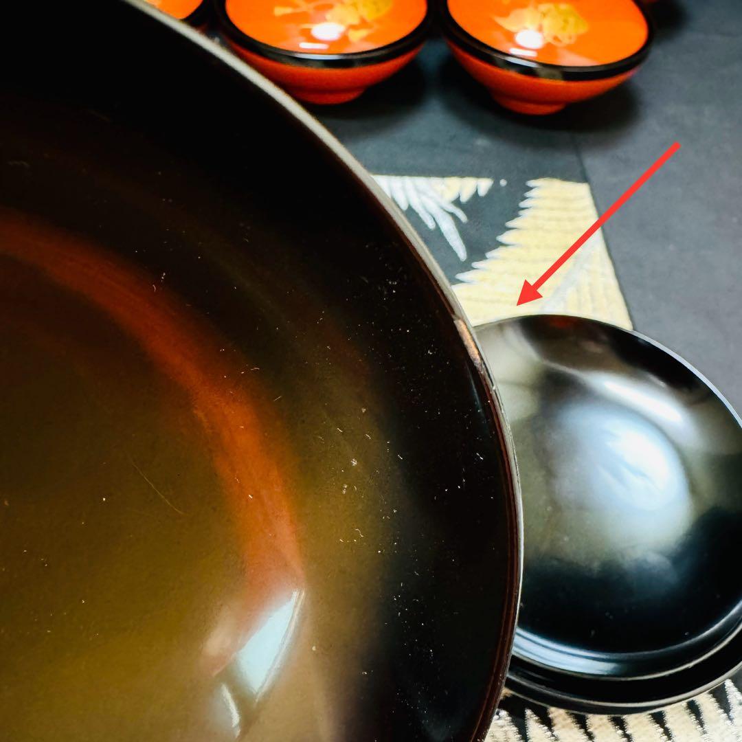 漆器　輪島塗　金蒔絵　沈金　木製　蓋付椀　お煮物椀　吸物椀　10客　共箱　漆芸