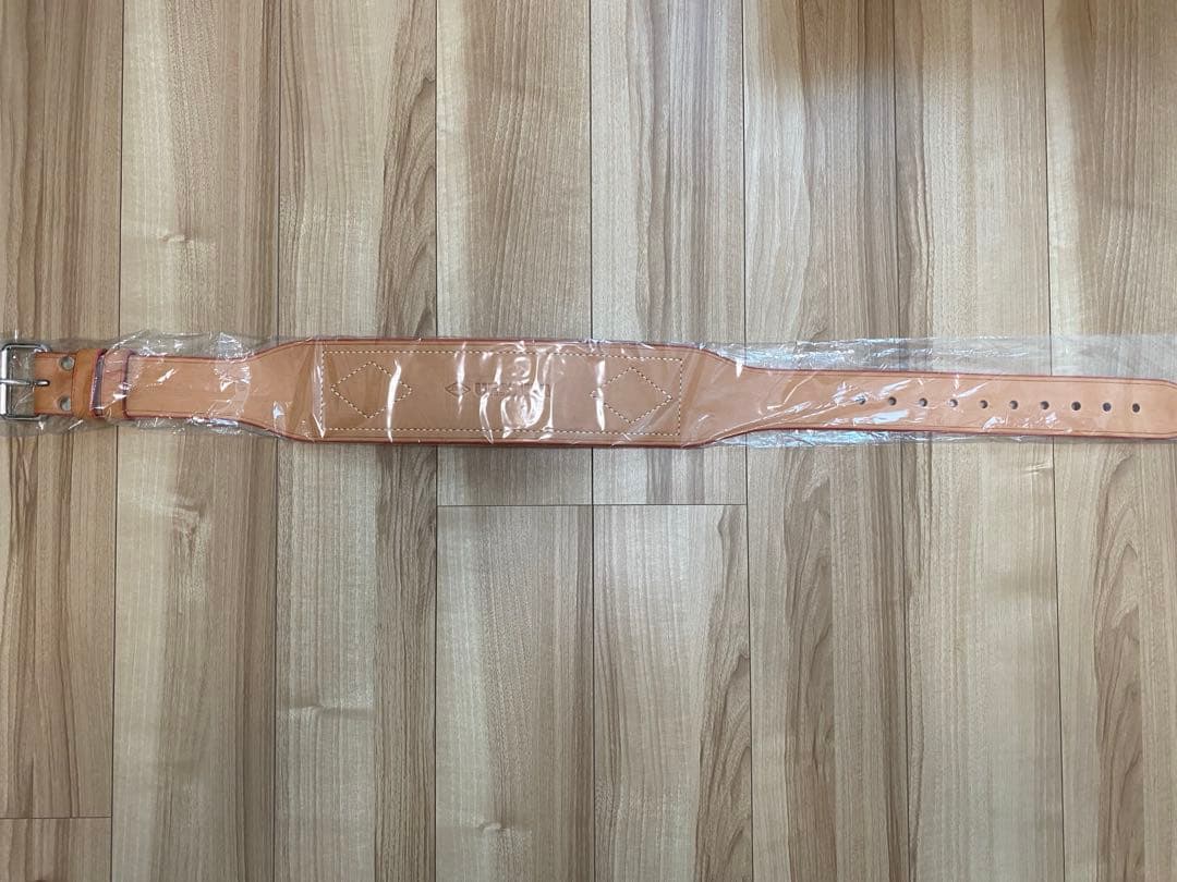 ★ウエサカ★　プレミアムウエイトリフティングベルト（2枚張り・シングルピン）　L