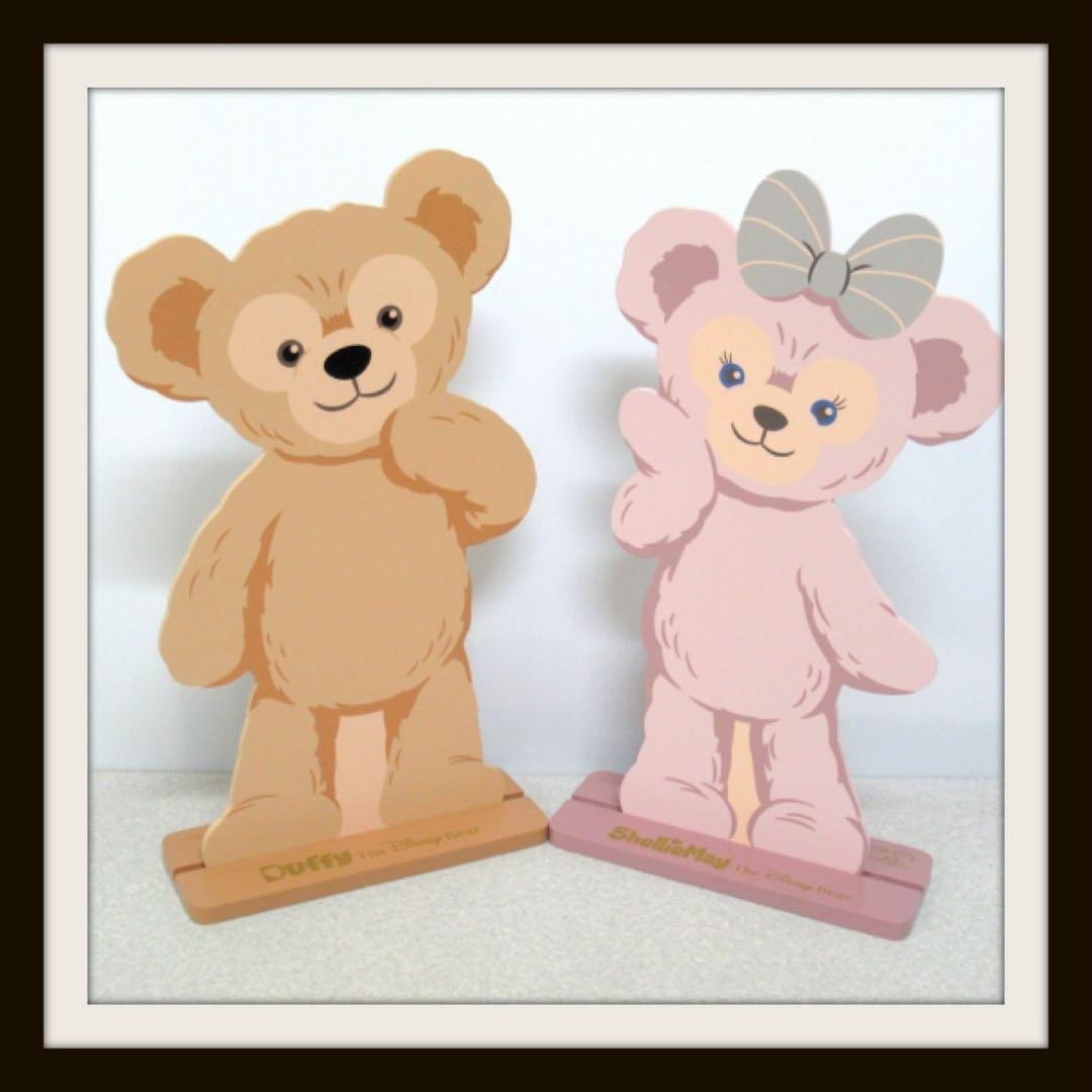 ☆ ダッフィー　シェリーメイ　ウッドボード　木製