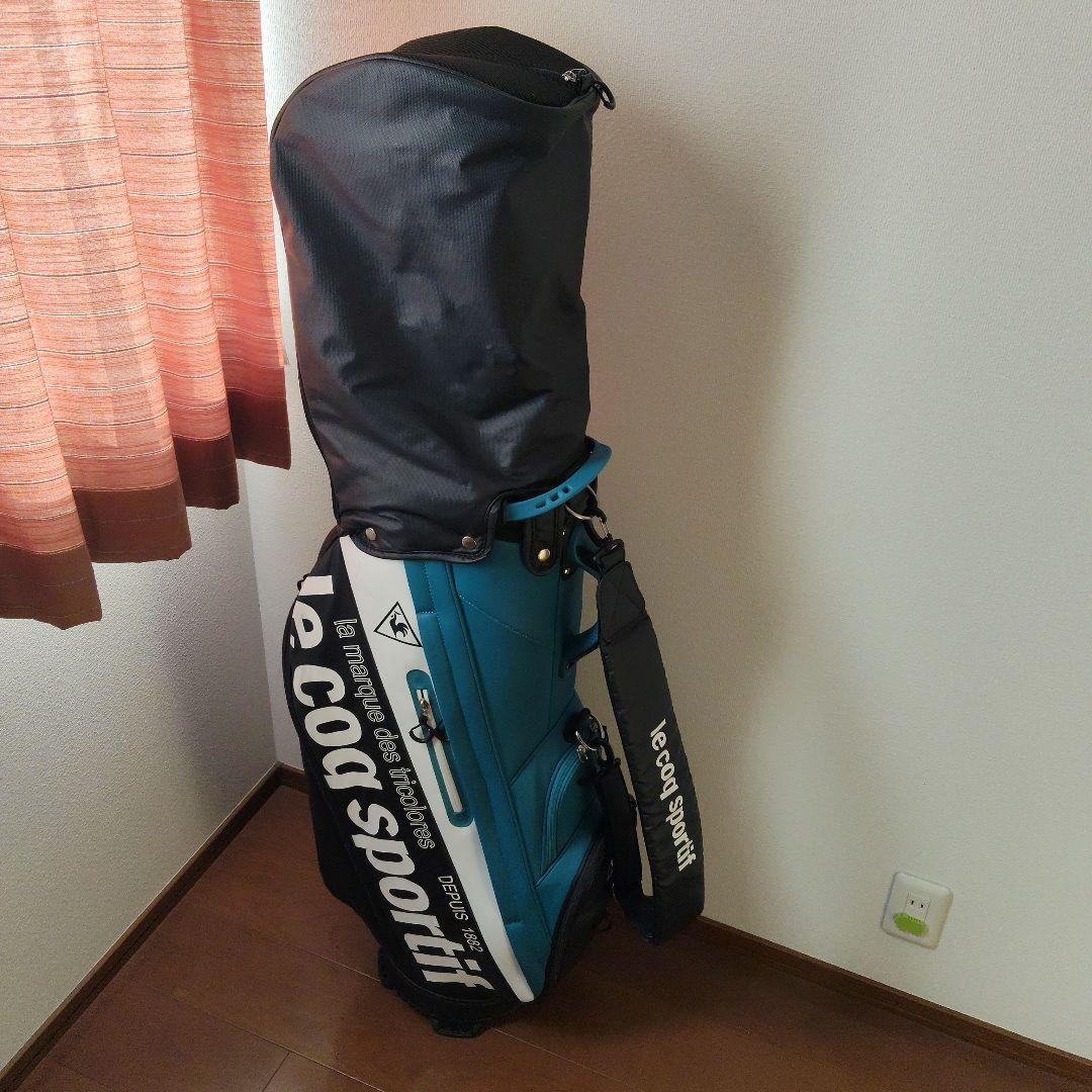 le coq sportif キャディバッグ 1982 青黒