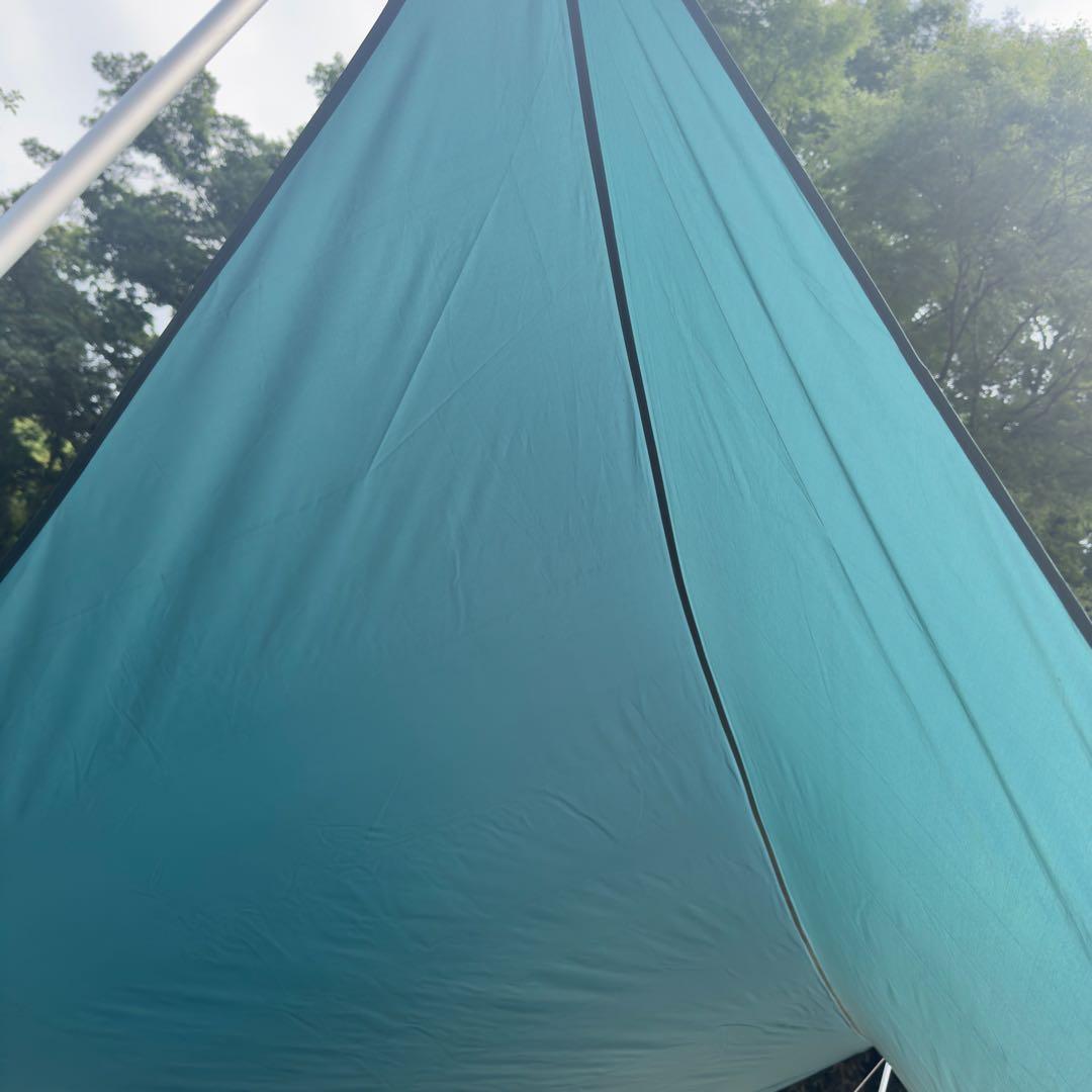 美品モンベル　Mini Tarp HX ポール2本セット　ダークグリーン