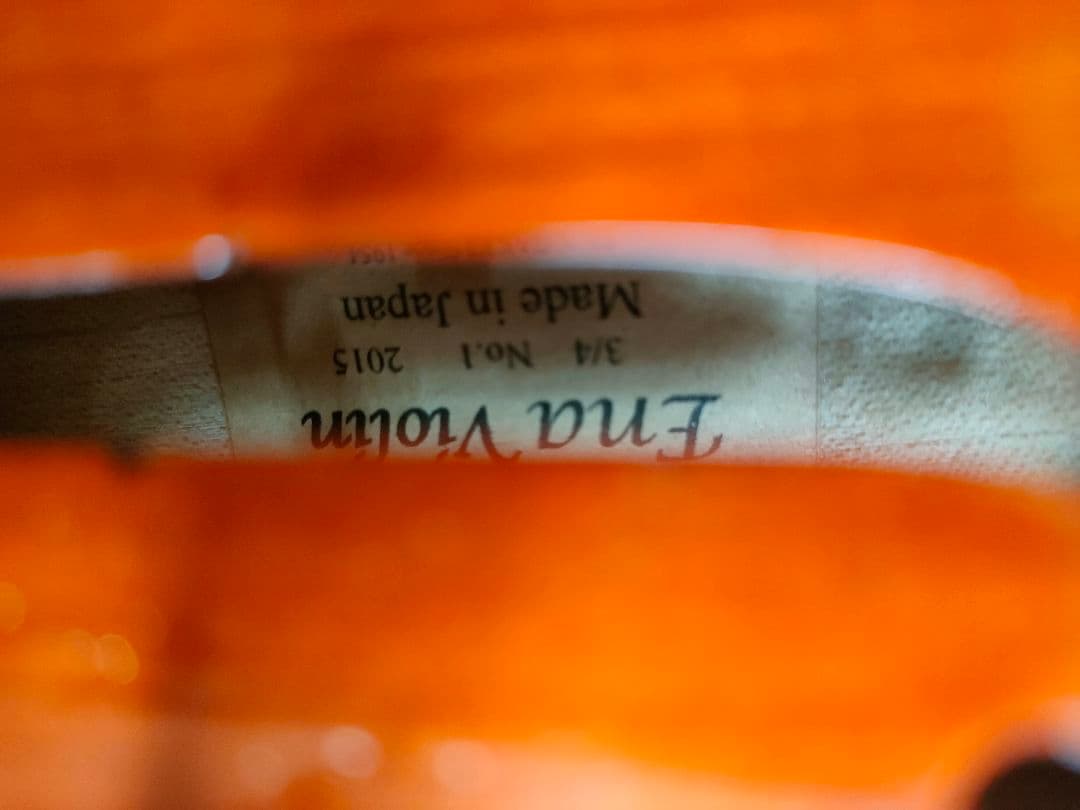 恵那バイオリン 　ケース付き　4分の3