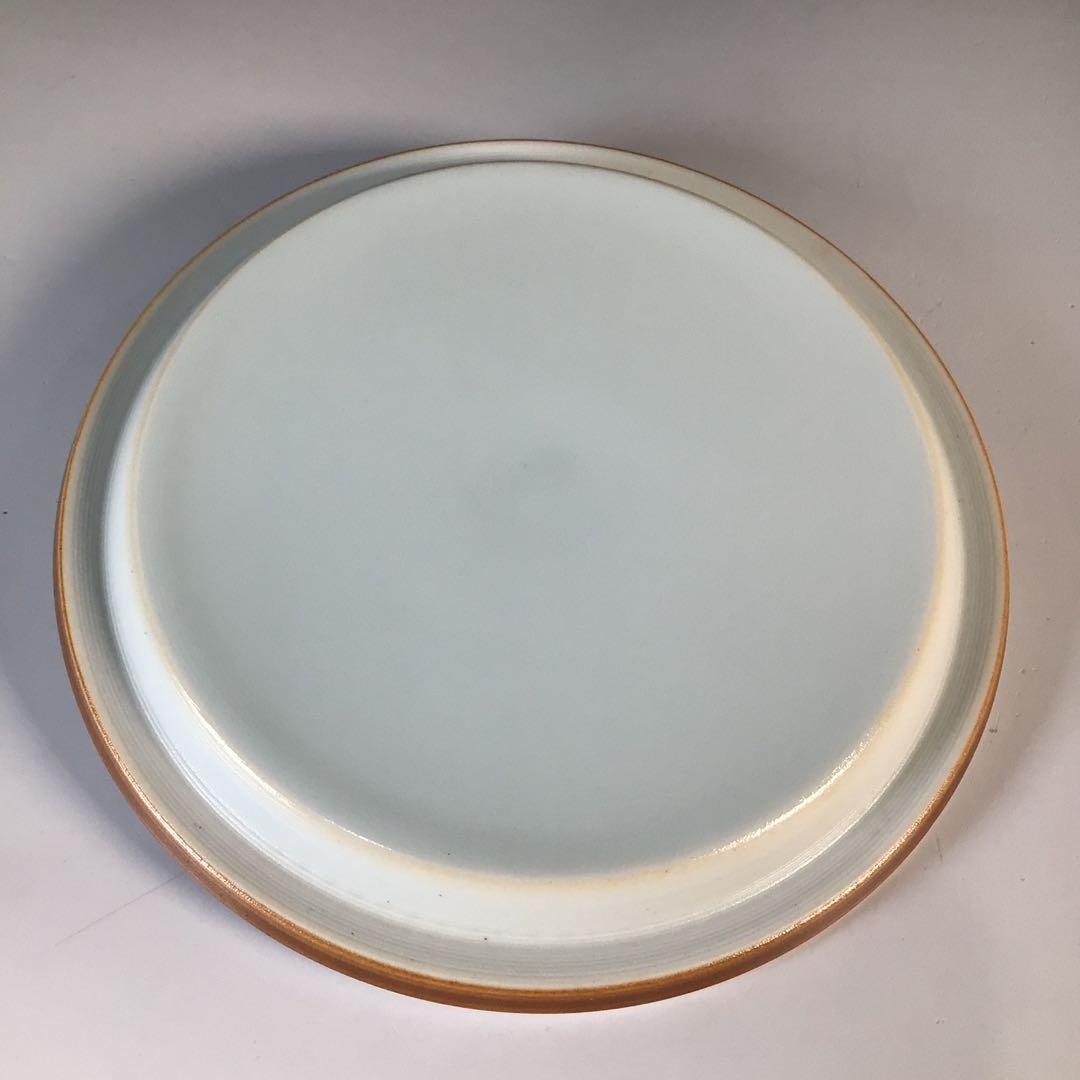 Ｍ８３７　水指　『平安桃山窯造』『染付山水人物文』『芋頭水指』　共箱　茶道具