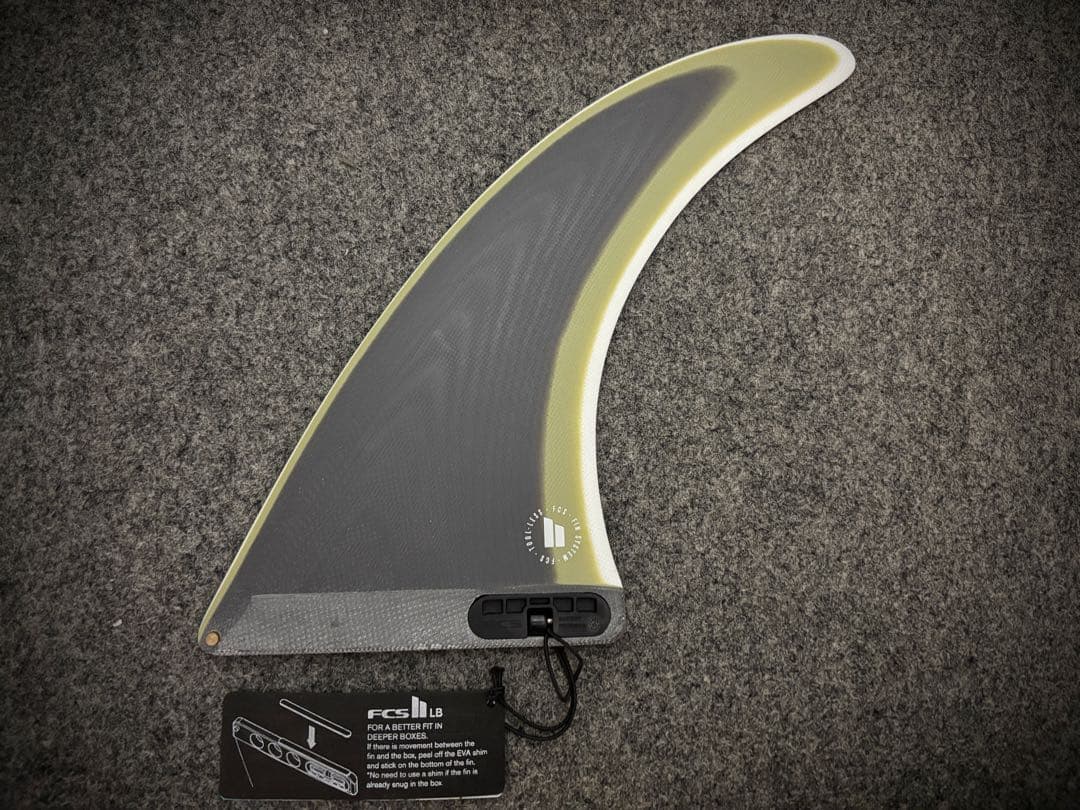 サーフィン・ボディボード FCS II CLIQUE LONGBOARD FIN 9.0