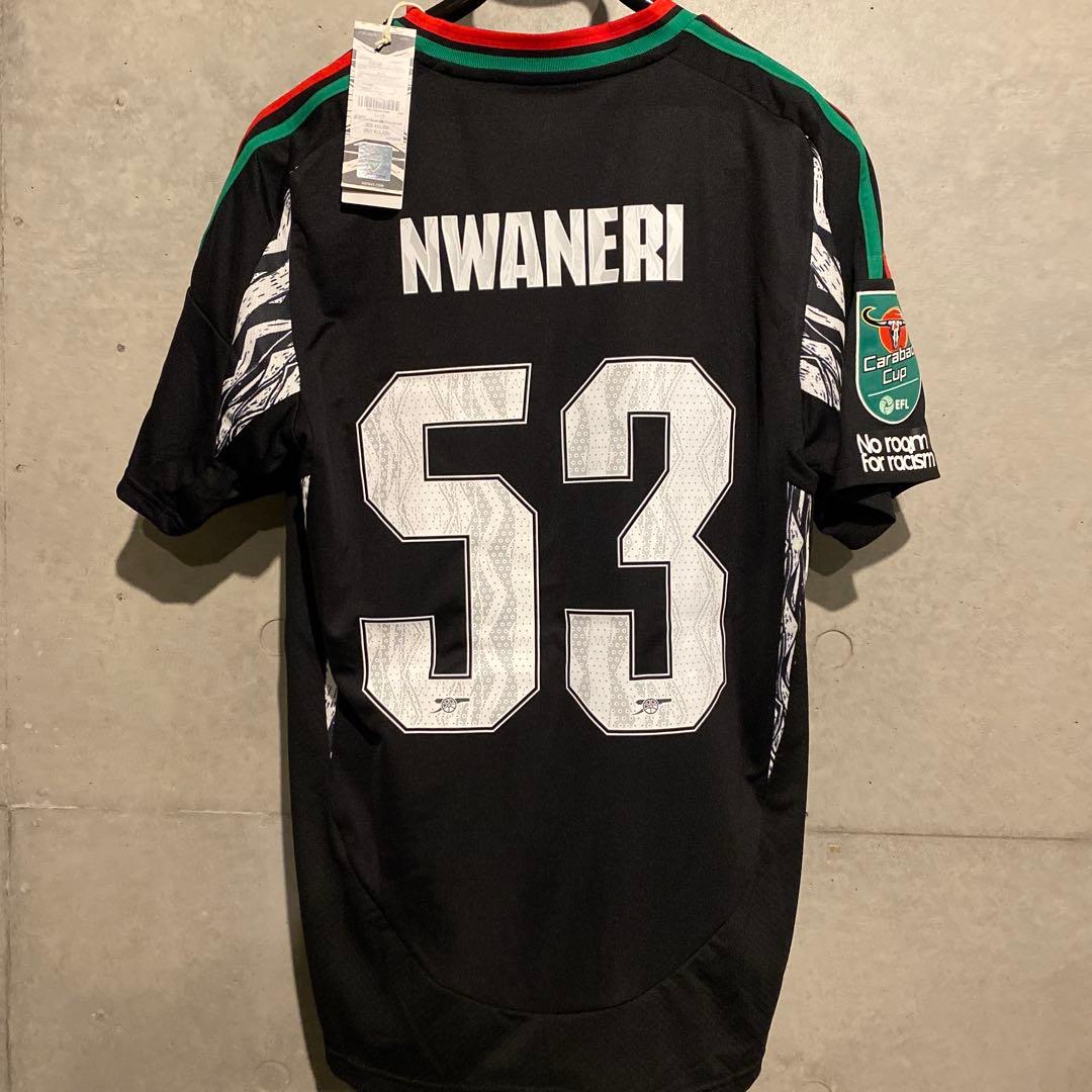 ヌワネリ　アーセナル　24/25　 アウェイ　カラバオカップ仕様