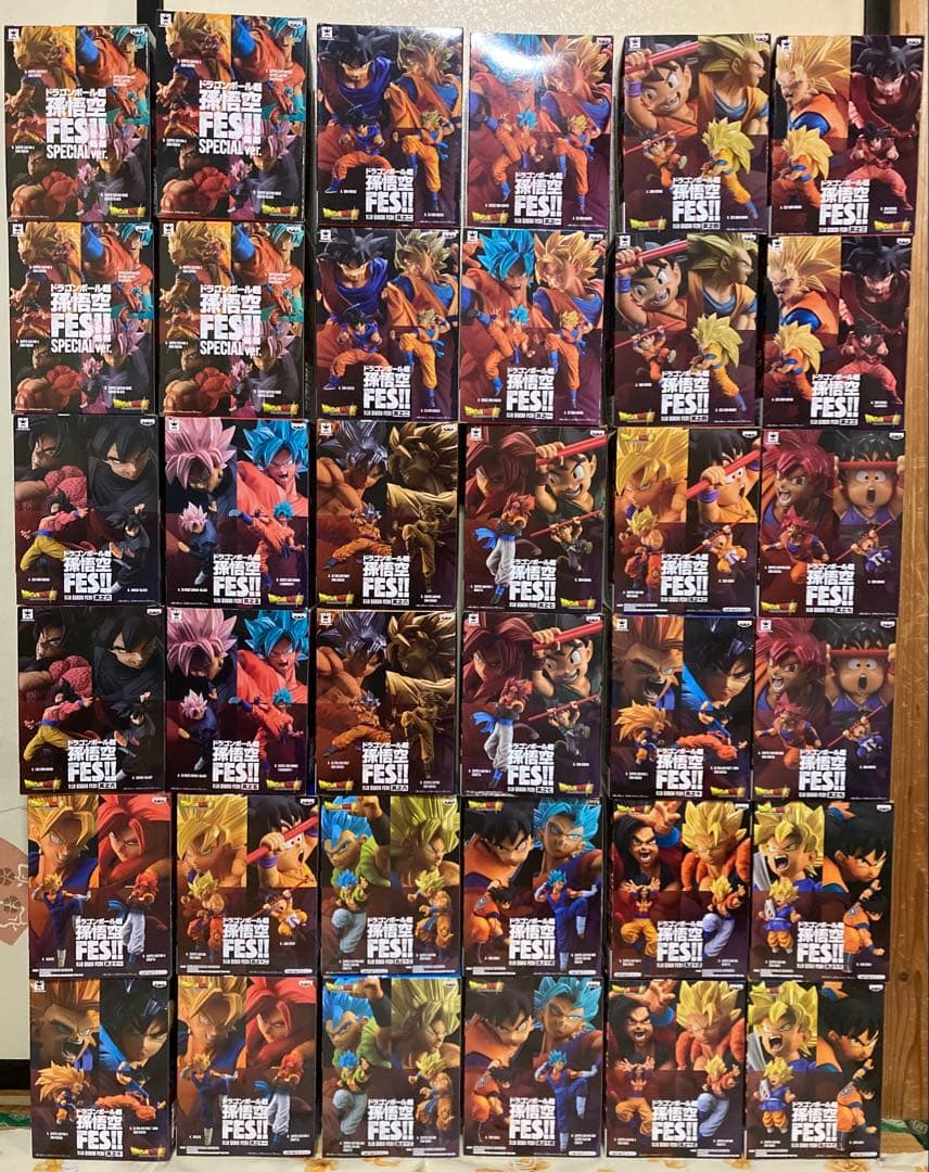 ドラゴンボール超孫悟空FES！！フィギュア36個