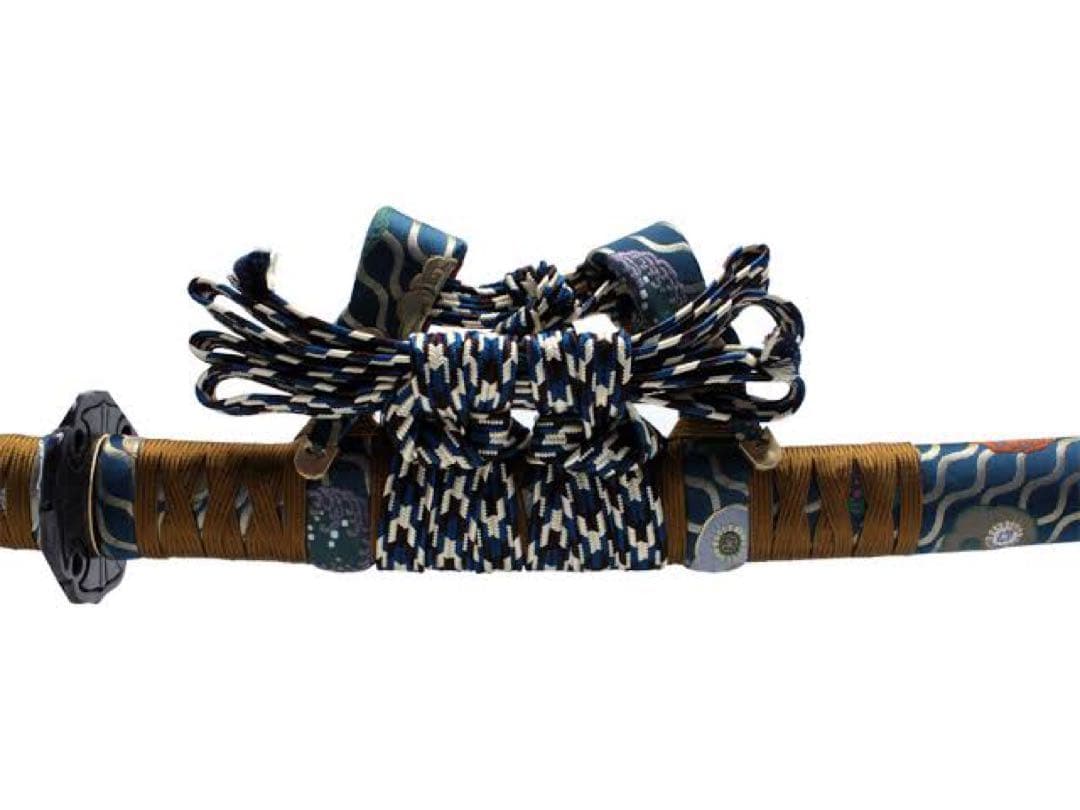 模造刀/鑑賞用　錦包糸巻太刀拵 小烏丸