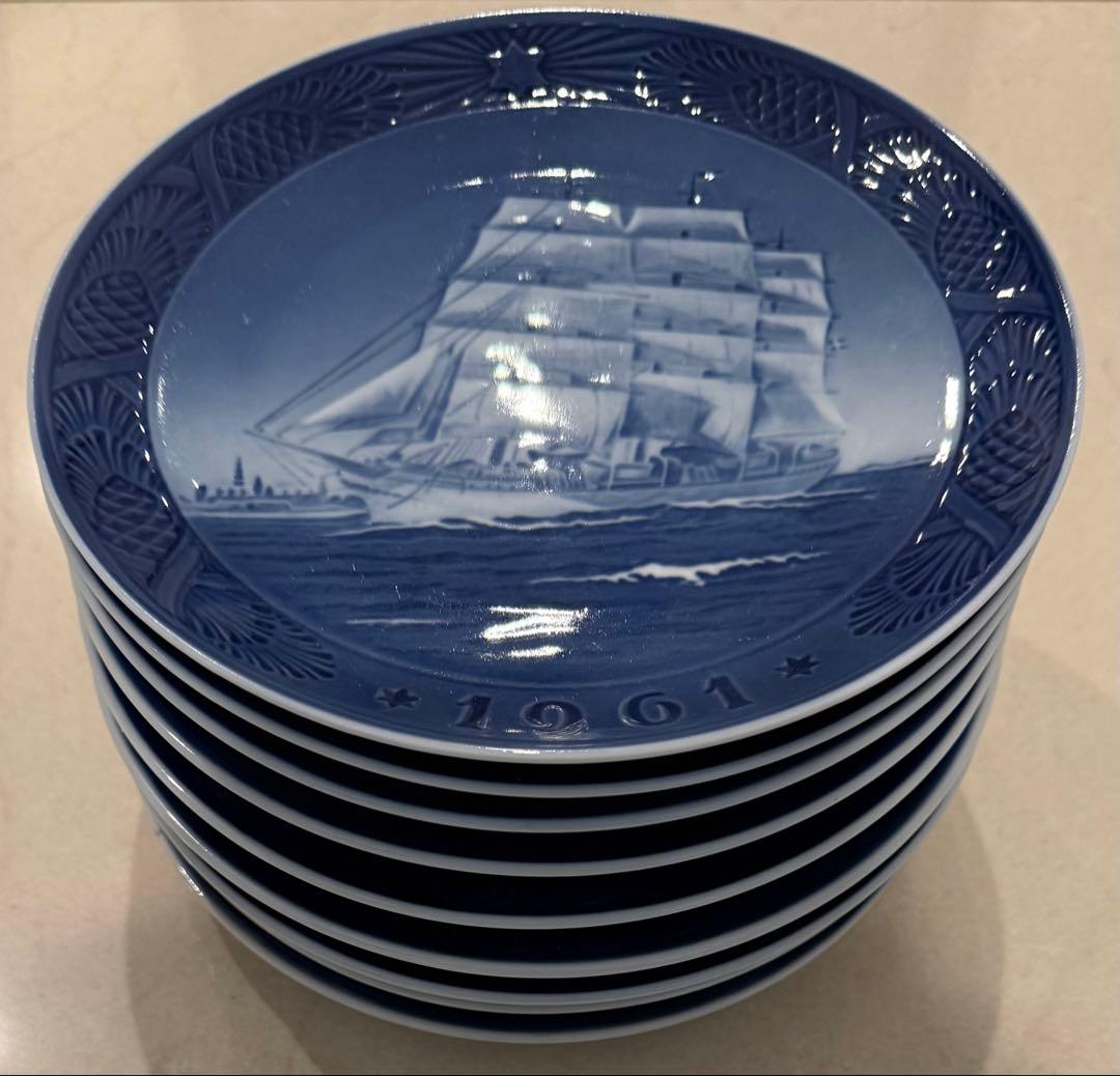 ロイヤルコペンハーゲン陶磁器皿 9枚セット