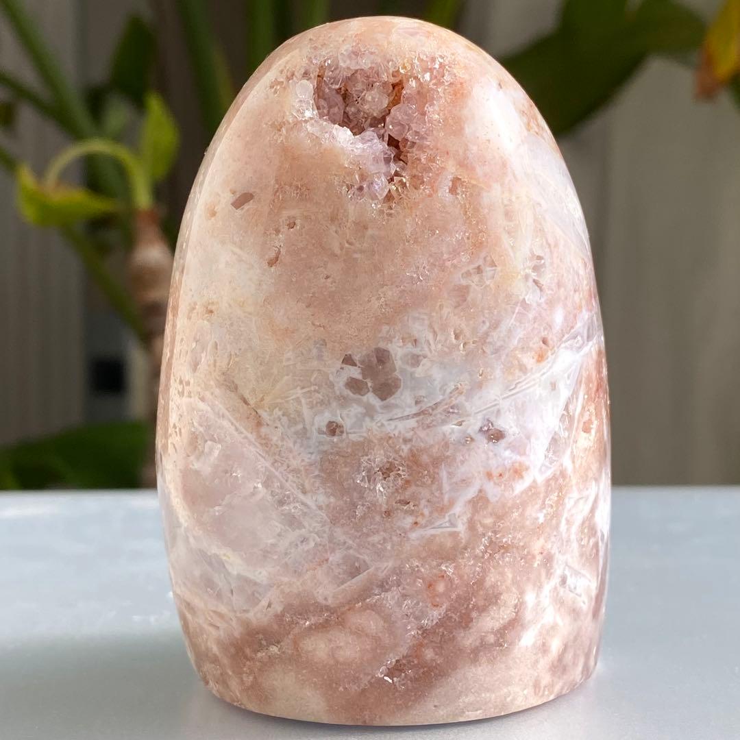 【 天然石 ピンクアメジスト アメジスト 原石 ドゥルージー ドーム B 】