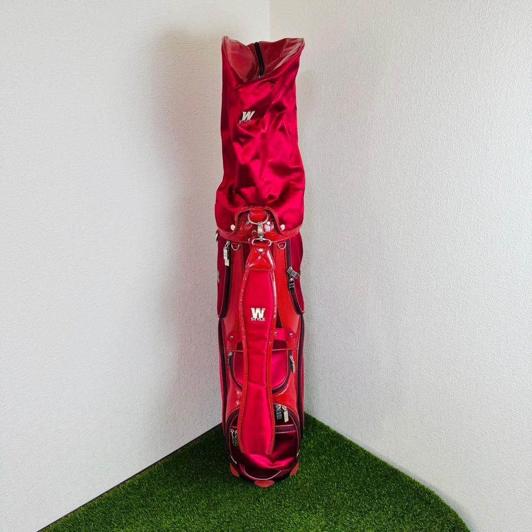 【人気カラー】winwin style キャディバッグ 赤