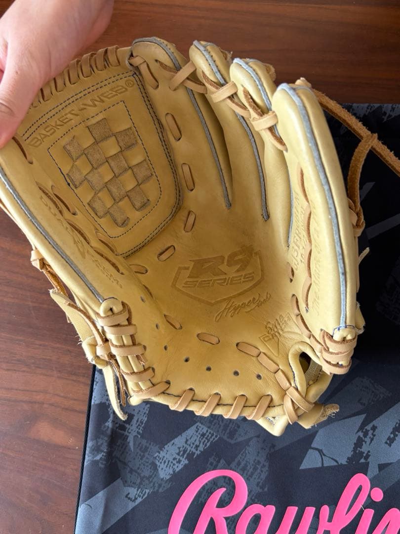 値下げ ローリングス 少年用軟式グローブ 湯もみ型付け済み グラブ袋付