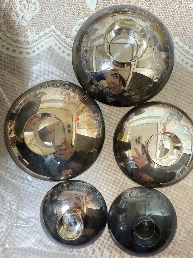 純銀 銀杯 銀盃 まとめ売り 重量約844グラム