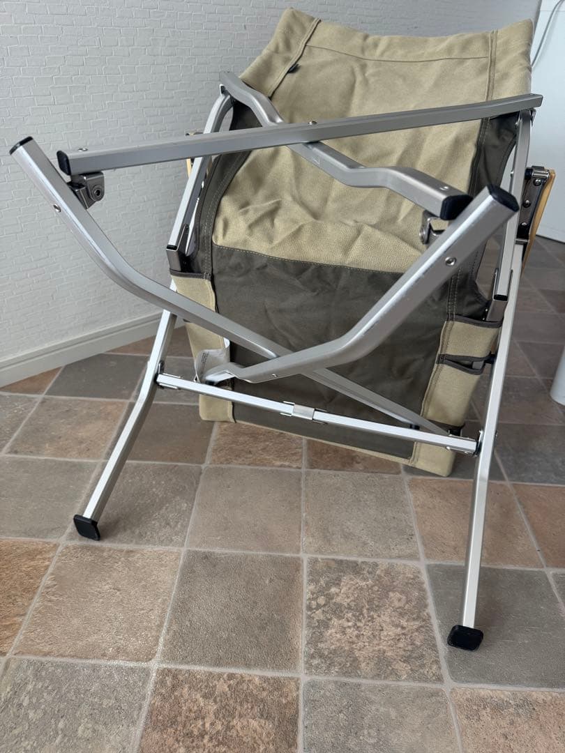 【asura】スノーピーク（ peak）　ローチェア30 カーキ①