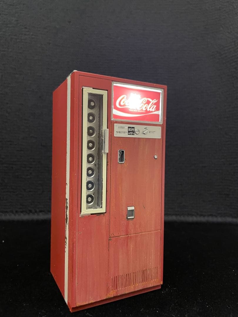 1/12スケール 瓶ジュース 　コーラ　レトロ自販機 　完成品