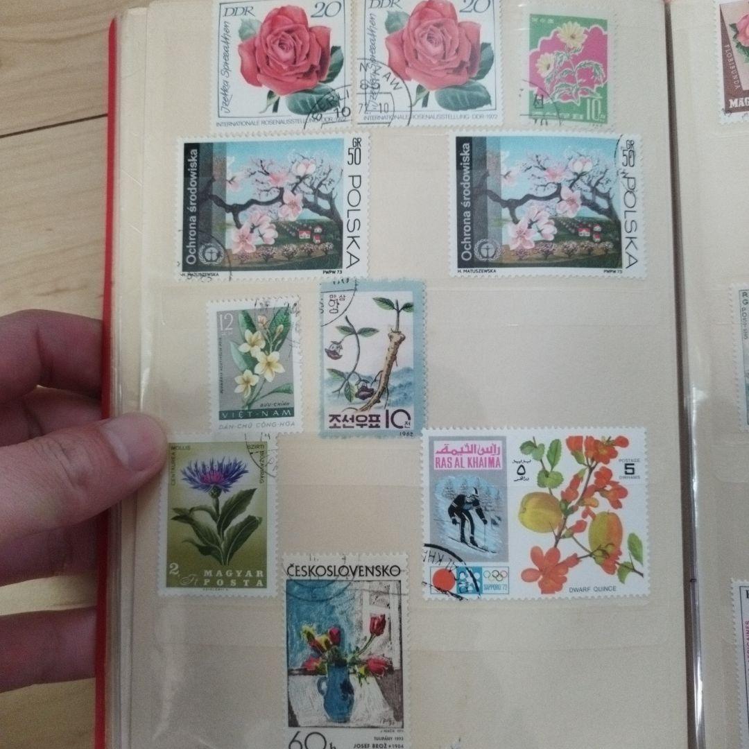 【当時物】現品限り　昭和レトロ　使用済切手　レア　希少　海外　200枚セット