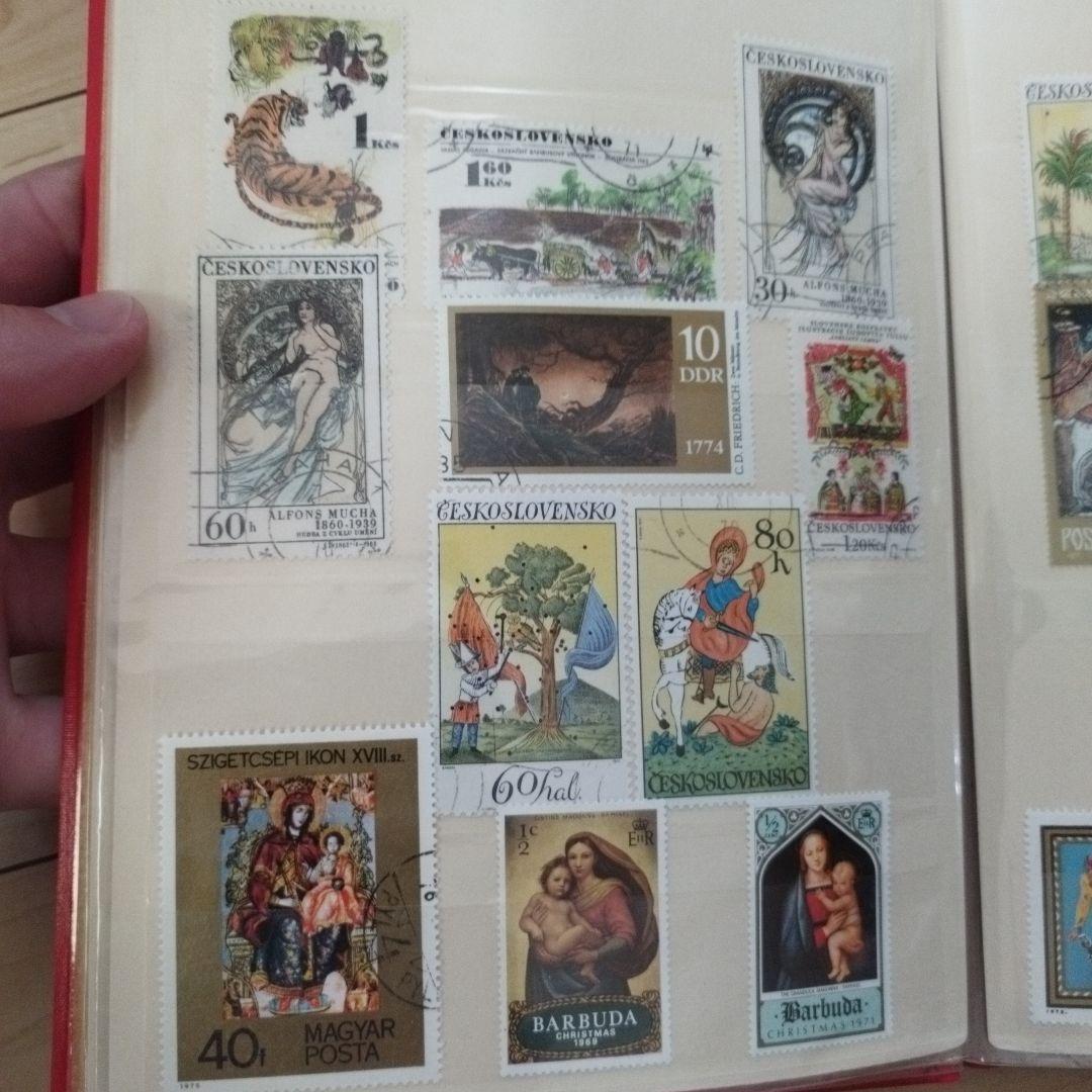 【当時物】現品限り　昭和レトロ　使用済切手　レア　希少　海外　200枚セット