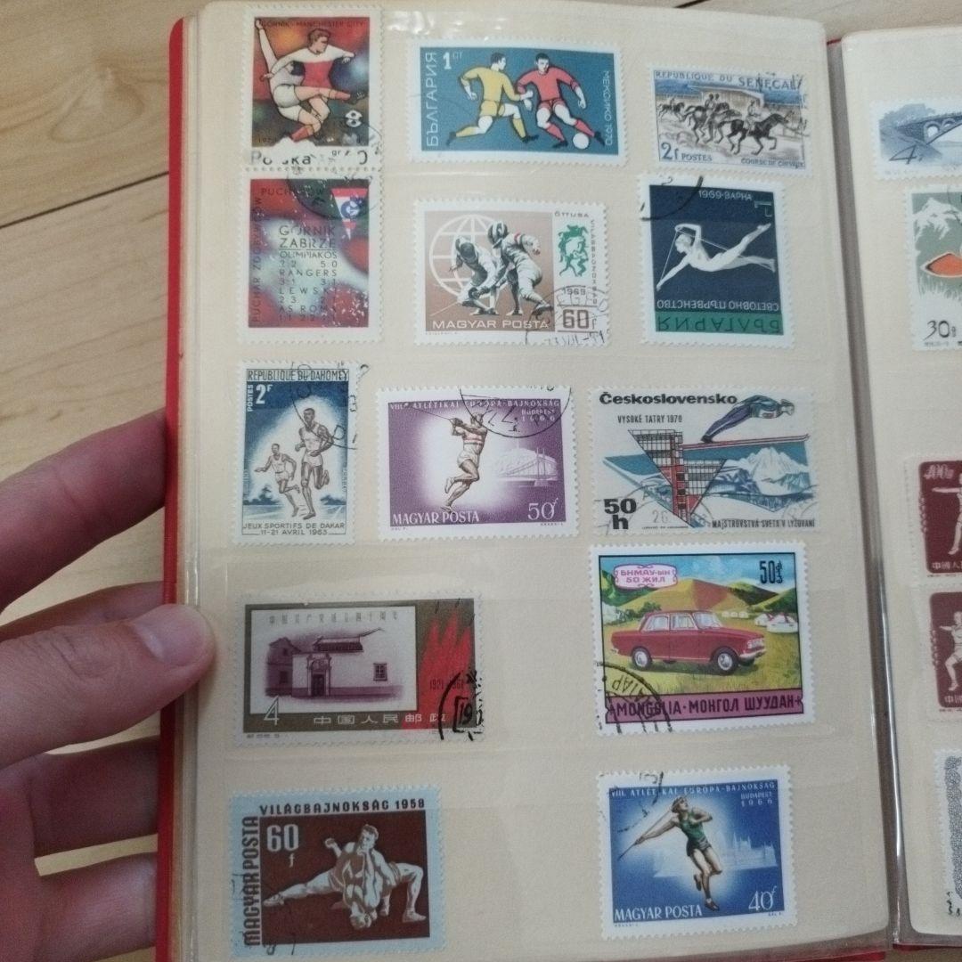 【当時物】現品限り　昭和レトロ　使用済切手　レア　希少　海外　200枚セット