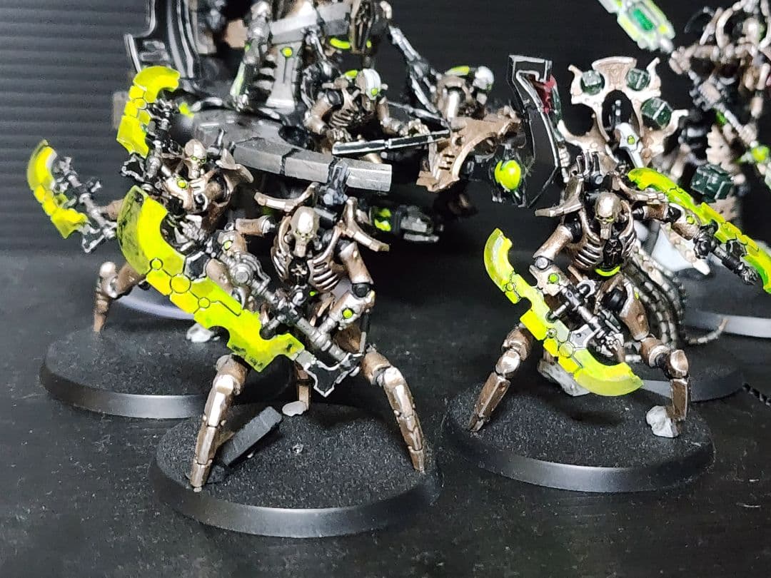 週刊ウォーハンマー　ネクロン　塗装済み。