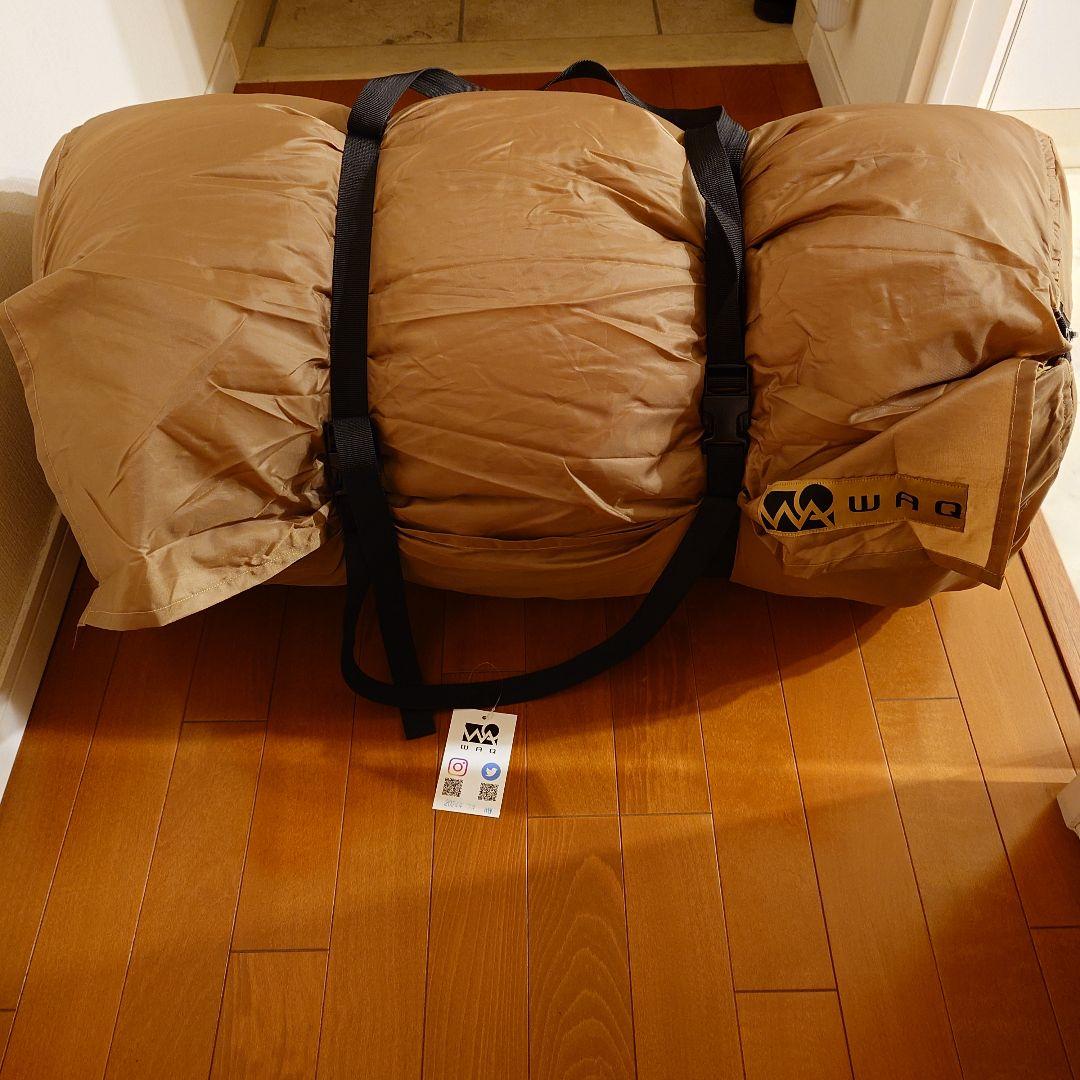【新品未使用】WAQ DD SLEEPINGBAG ファミリー用 寝袋 ダブル
