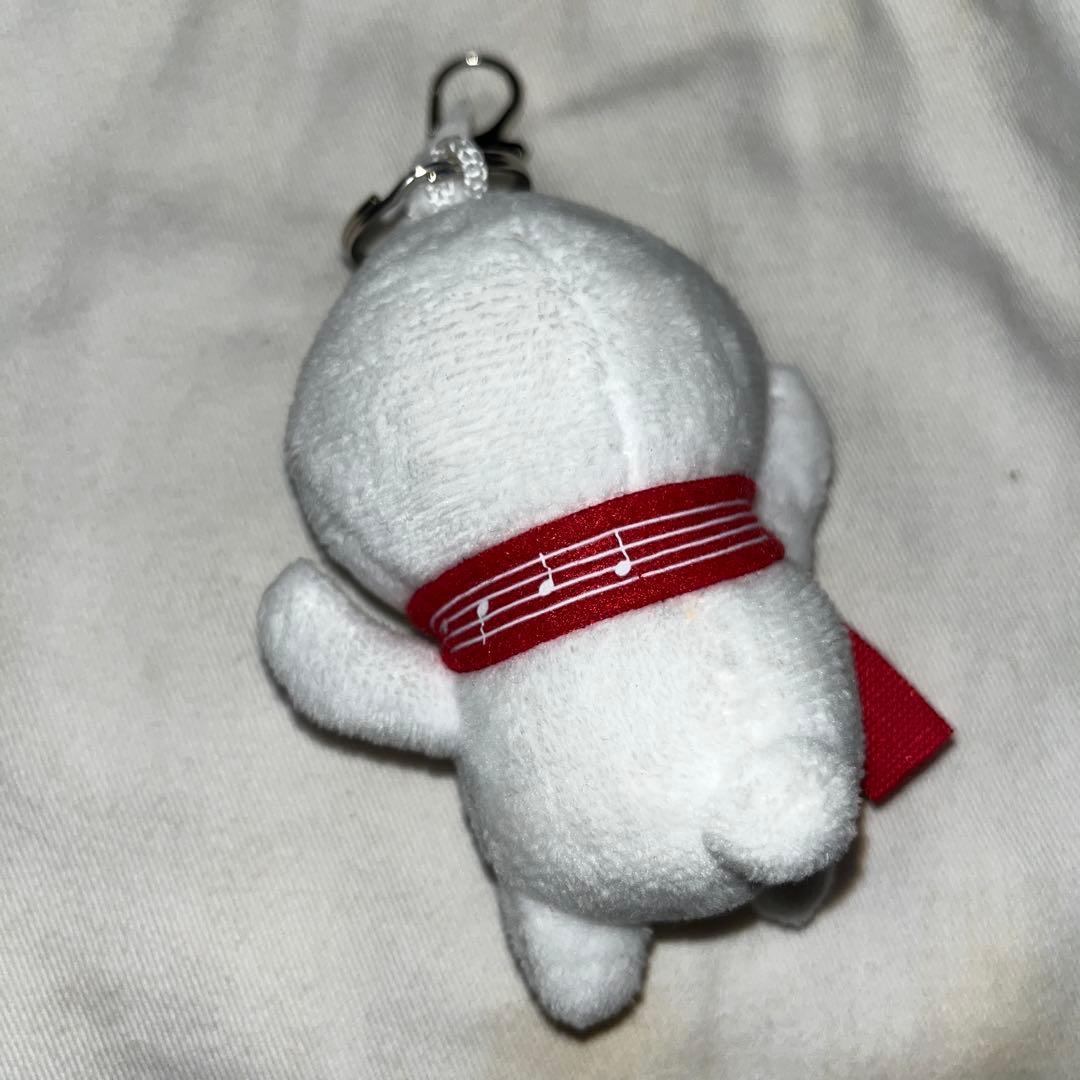 【完売品】大阪万博 オーストリアパビリオンマスコット赤白赤ぬいぐるみキーホルダー