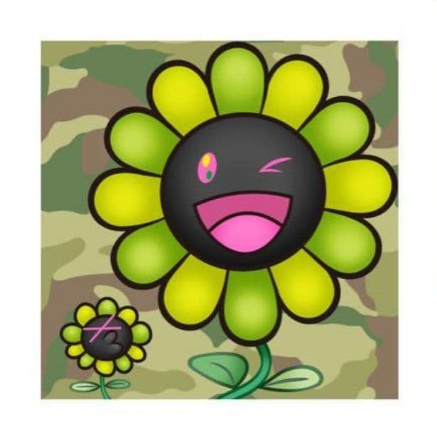 村上隆 版画 Murakami.flower#11245ジャングル迷彩