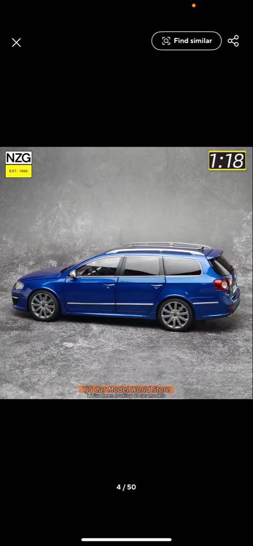 ダイキャスト 1:18 スケール パサート R36 ステーションワゴン モデル