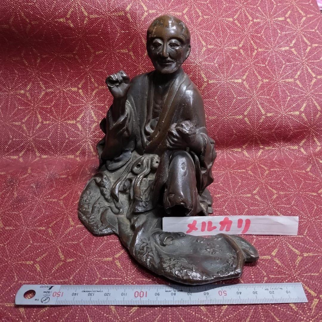 古銅 高岡銅器　大師像