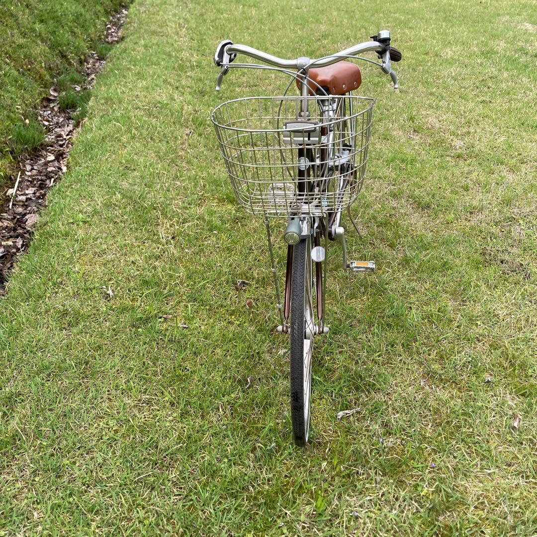 ブリヂストン　シティサイクル ブラウン 26インチ　自転車