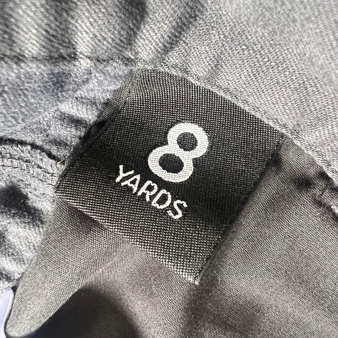 8YARDS ハチヤーズ　メンズ　ゴルフパンツ　オールシーズン用　L ロゴ　黒