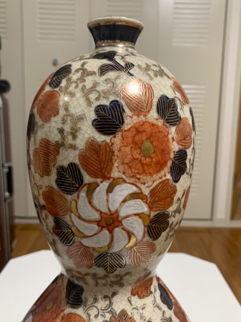 中国美術　伊万里焼の陶器／銘あり伊万里 明治　古玩 年代品　骨董　稀少