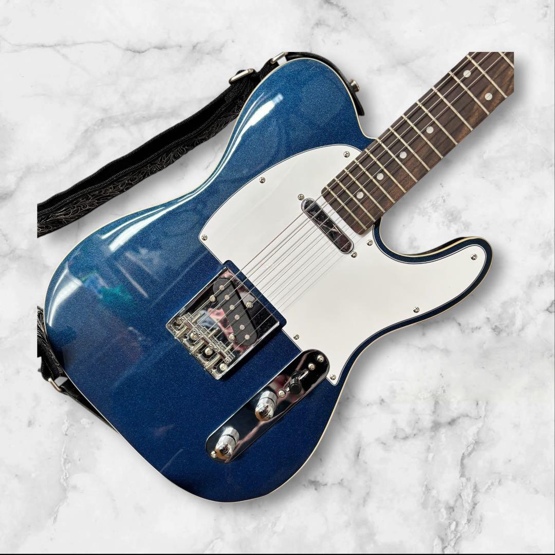 【美品】Bacchus テレキャスター ダブル バインディング　濃紺