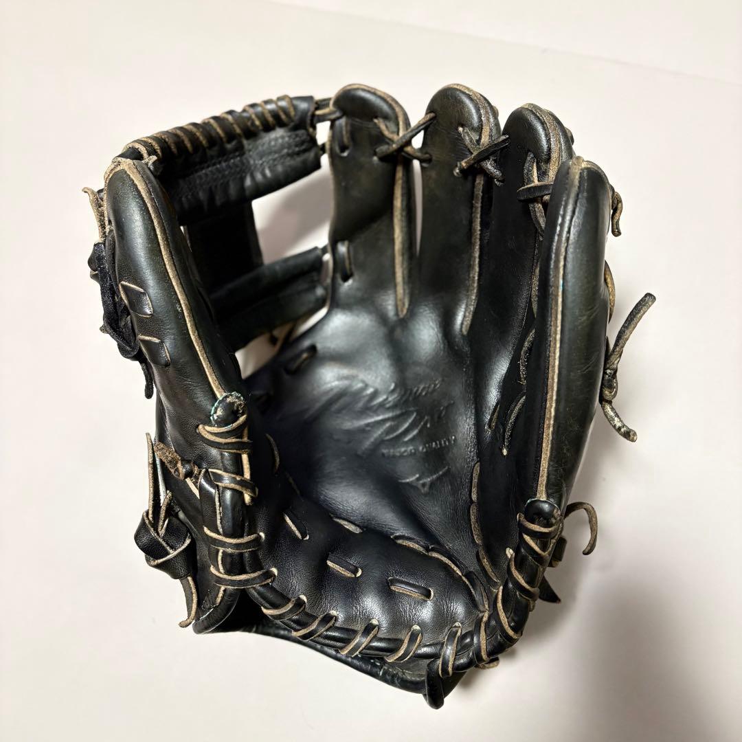 【貴重】硬式 ミズノプロ ダイバーシティブルー 内野用 グローブ グラブ 大人用