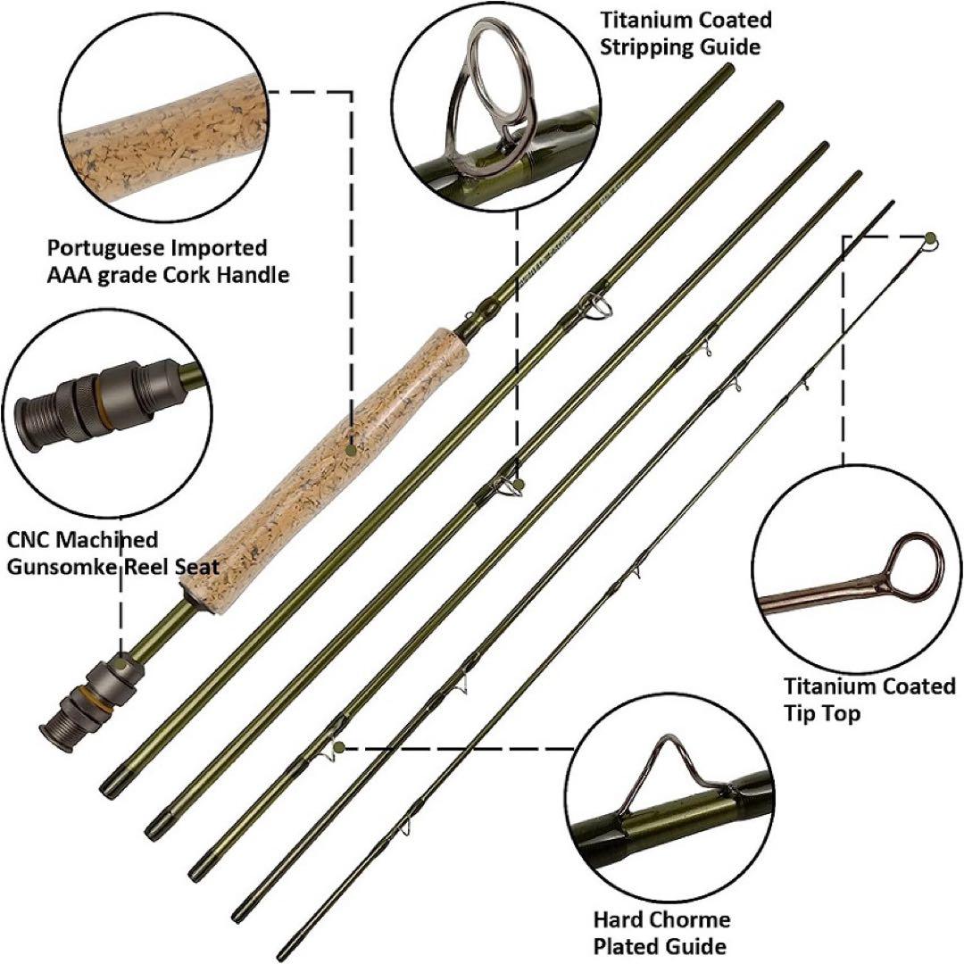 フライロッド #4/5（8.9ft） 6ピース パックロッド 894(5)-6