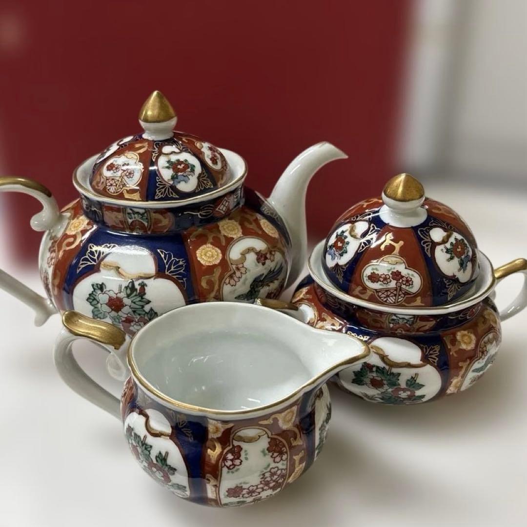 極上古伊万里　松右衛門　３点セット