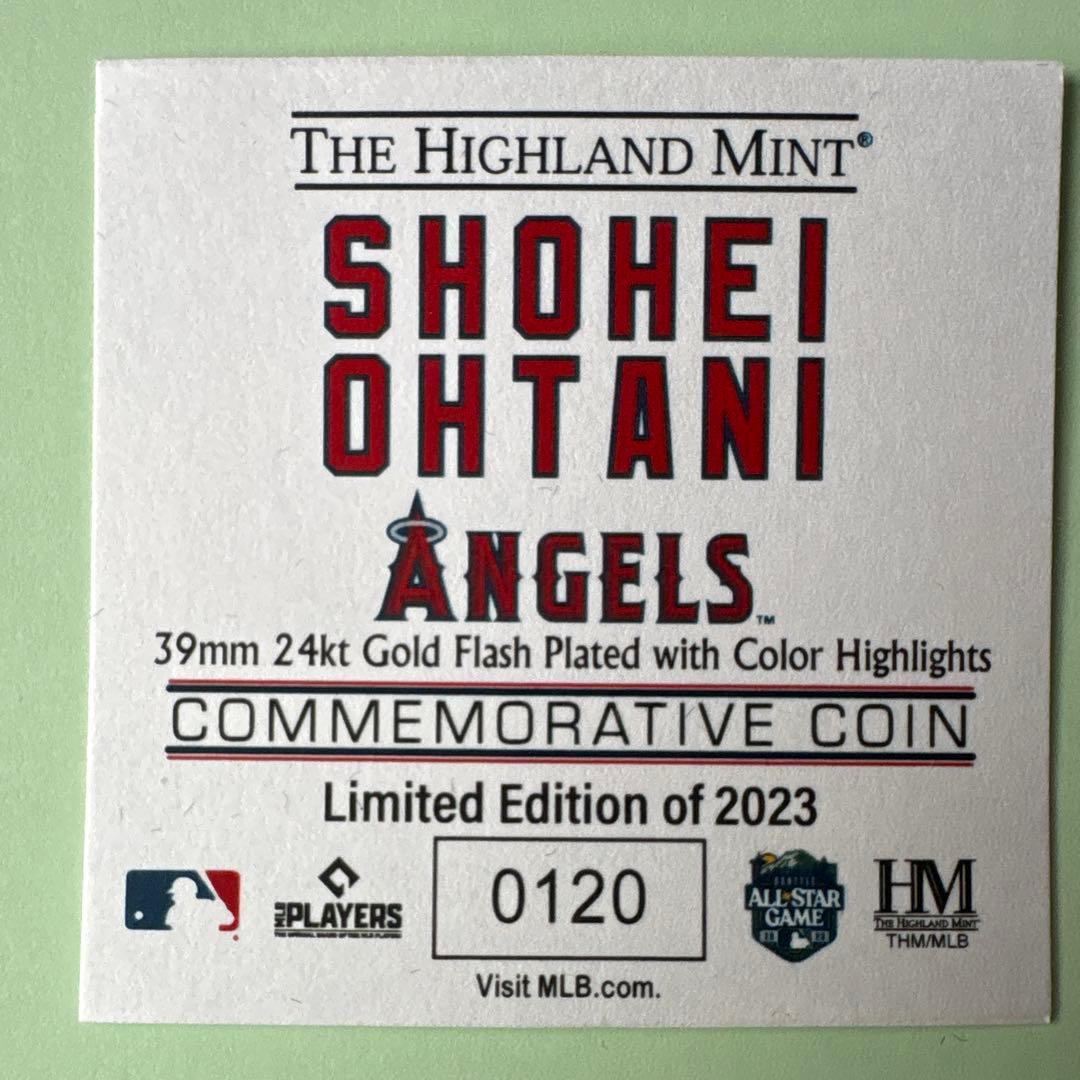 【限定2023個】大谷翔平 2023 MLBオールスター出場記念ゴールド