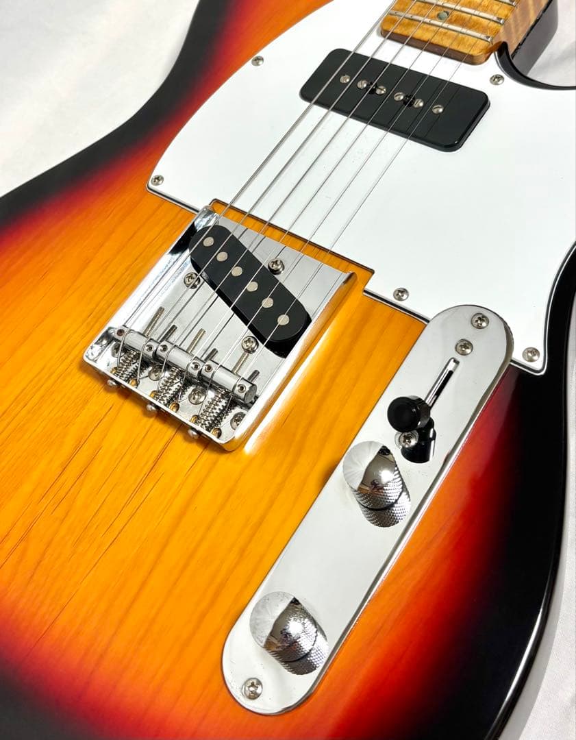 【新品弦張替済、ネックトラ杢】Bacchus テレキャスター UNIVERSE