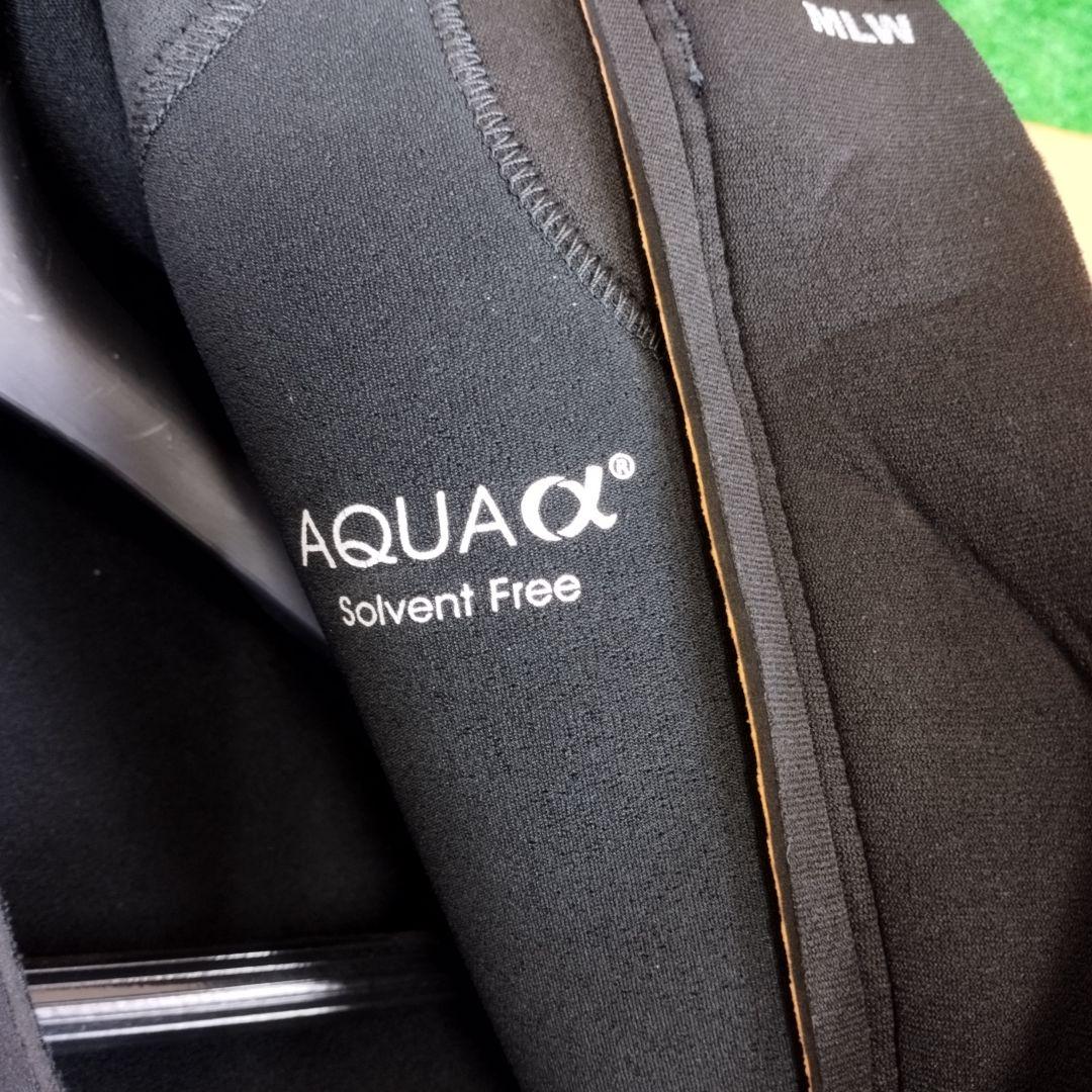 極美品　GULL ウエットスーツ サイズMLW 黒/オレンジ