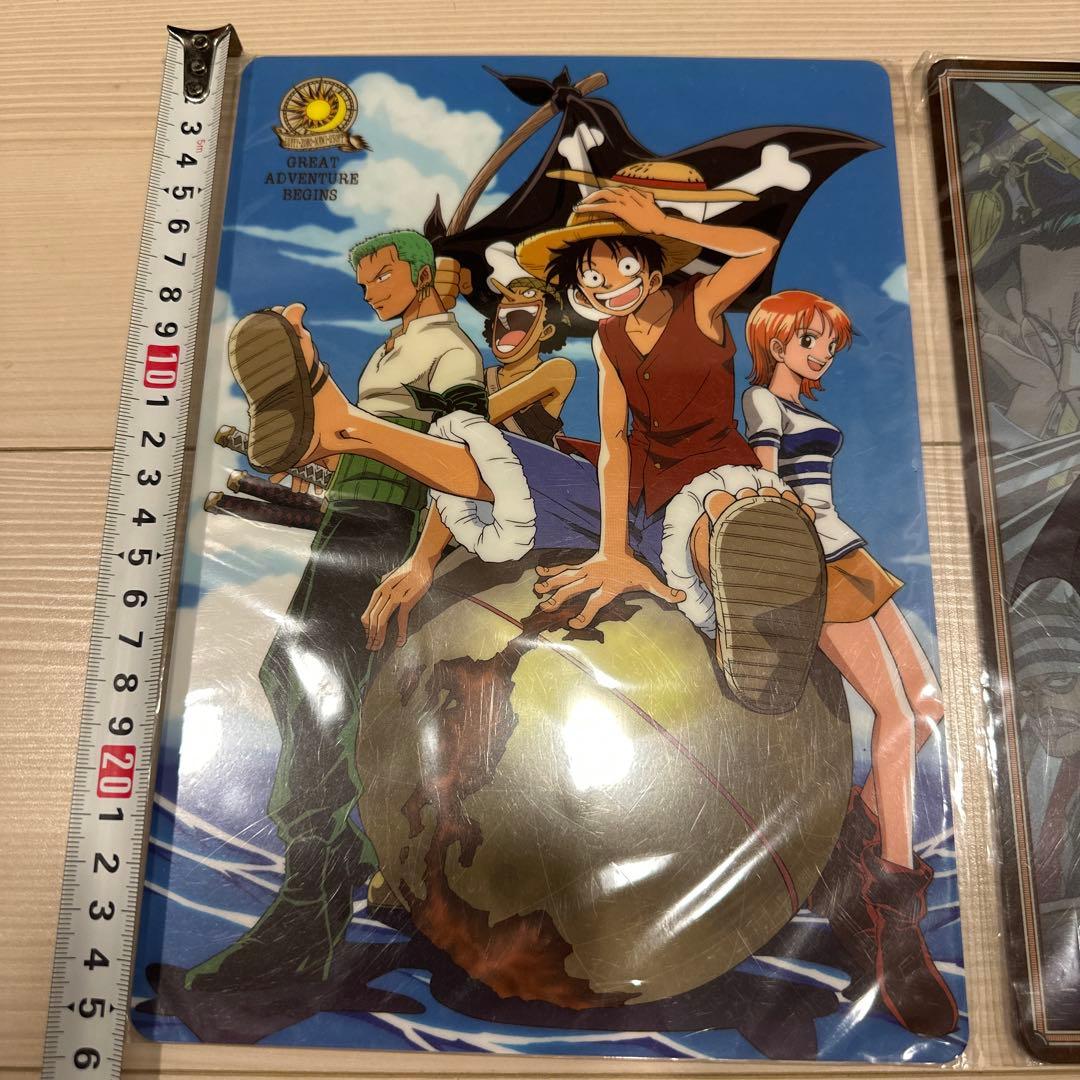 ワンピース　下敷き　2点　レトロ