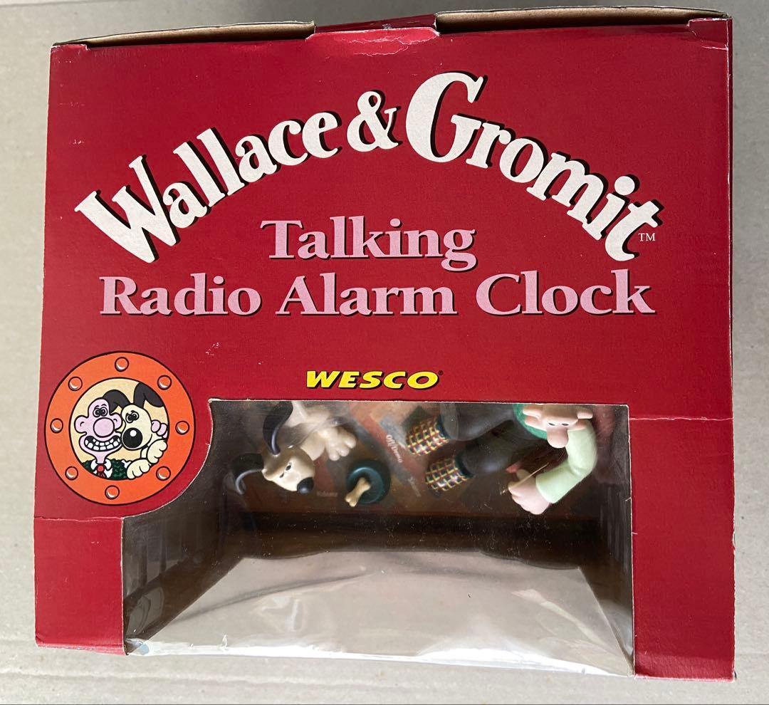【ウォレスとグルミット】ラジオ付トーキングアラームクロック【英国ビンテージトイ】