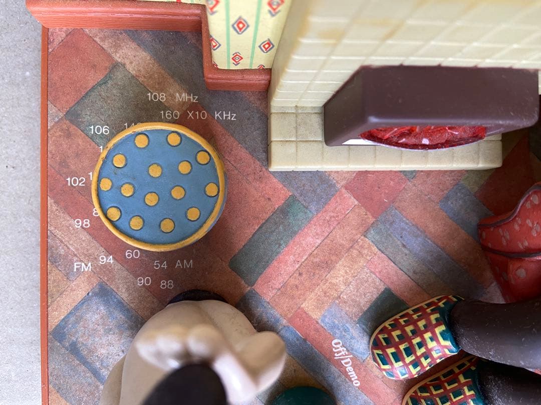 【ウォレスとグルミット】ラジオ付トーキングアラームクロック【英国ビンテージトイ】