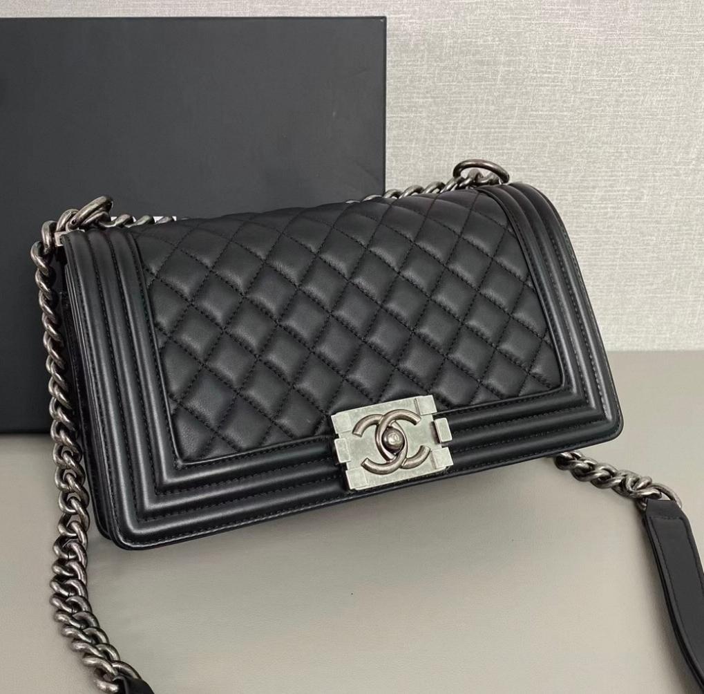 ショルダーバッグ ボーイシャネル ブラック
