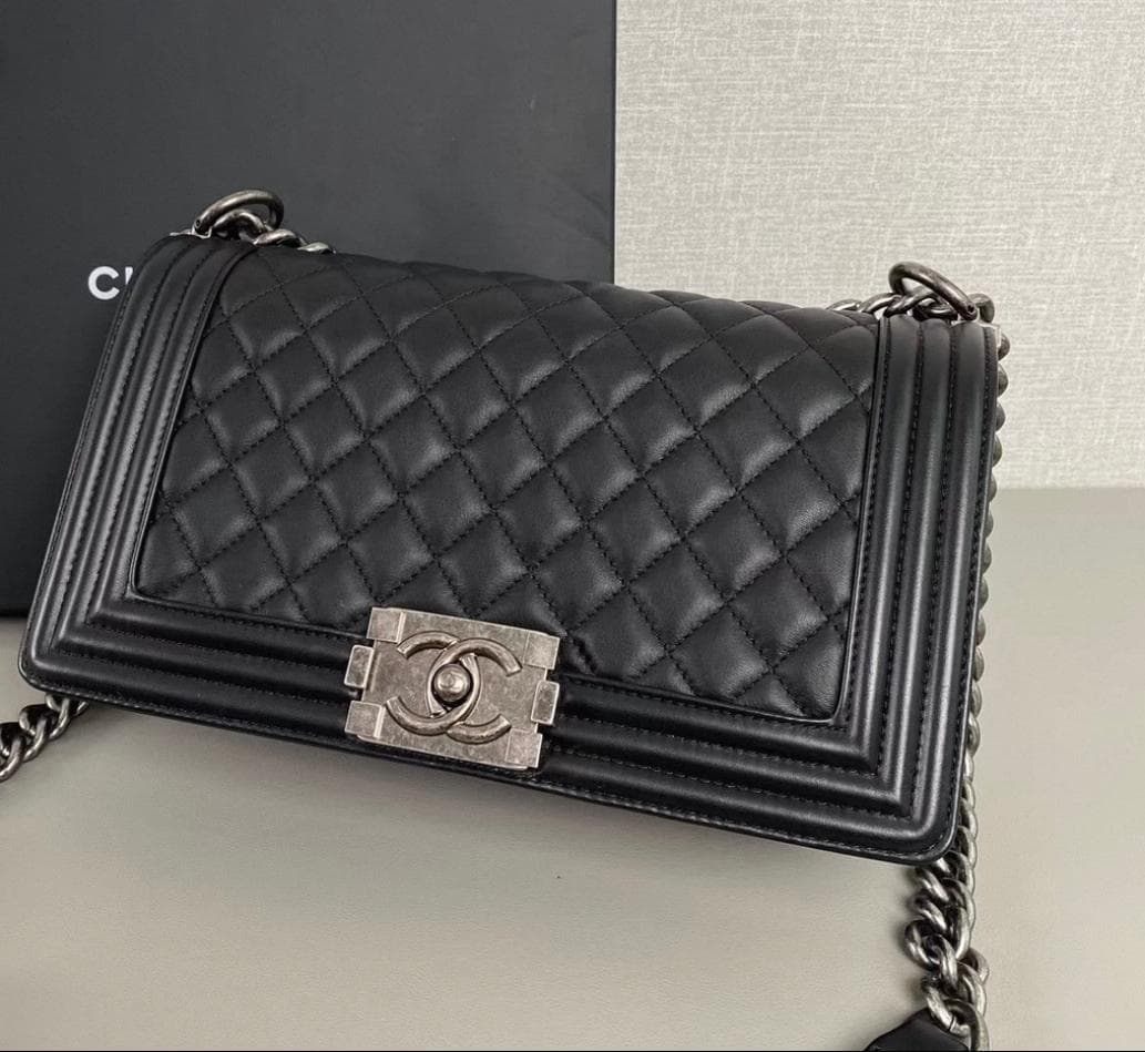 ショルダーバッグ ボーイシャネル ブラック