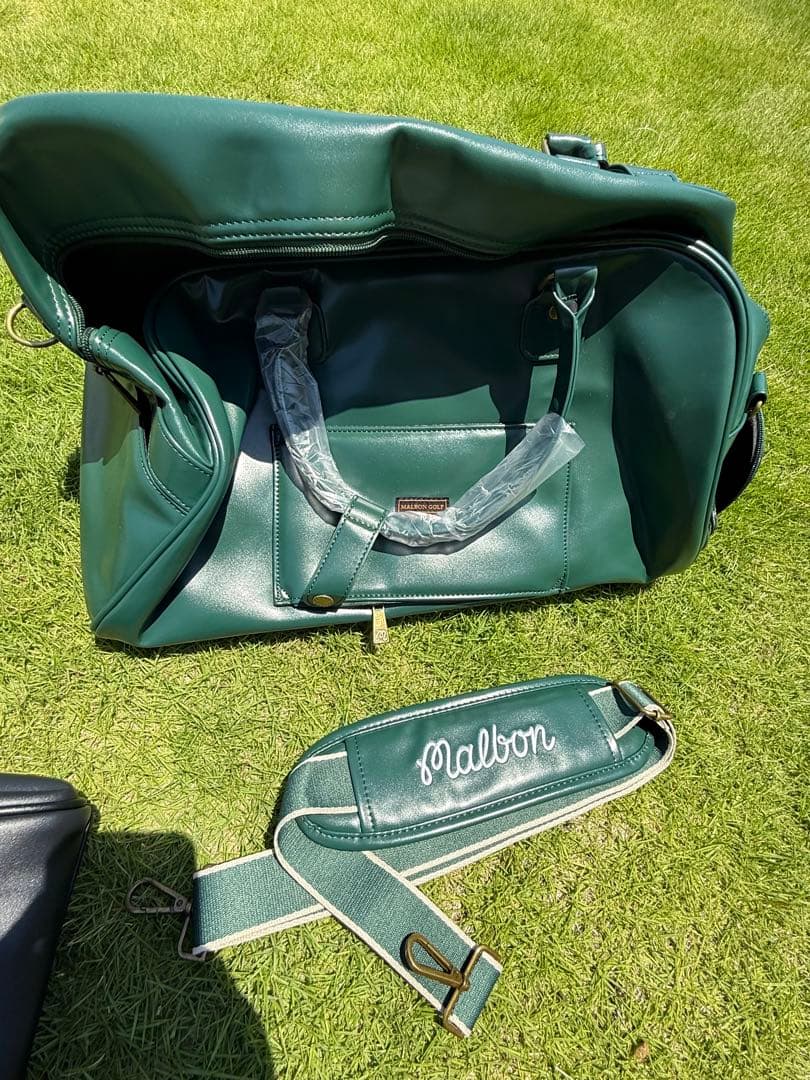即日発送　ゴルフバッグキャディバッグ マルボンゴルフ ボストンバッグ 緑