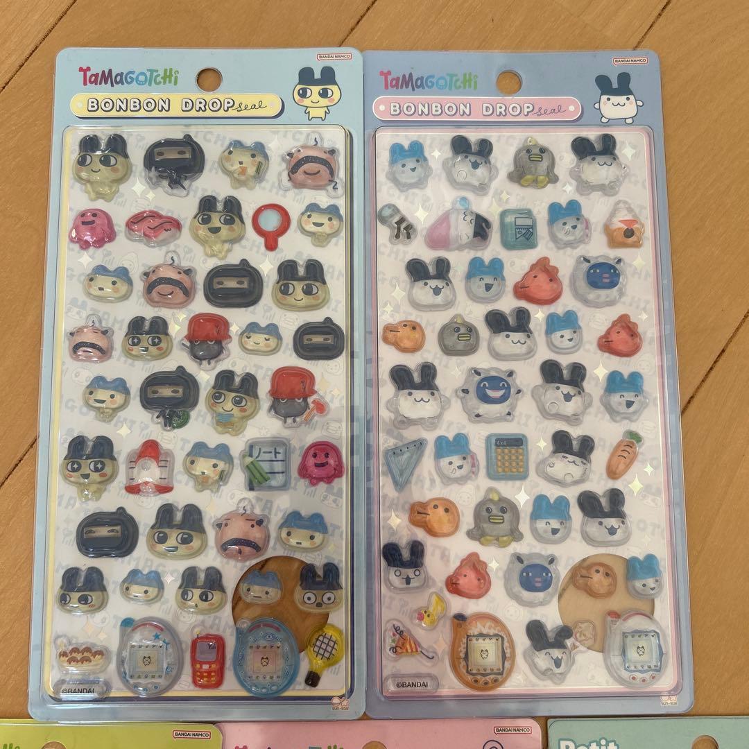 【正規品】 2たまごっち ボンボンドロップシール&プチドロップシール 5種セット