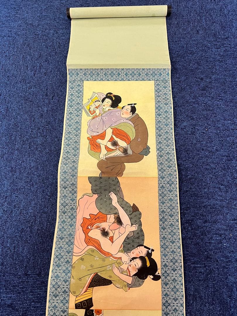 1228  骨董　古美術　春画　巻物　希少　時代物