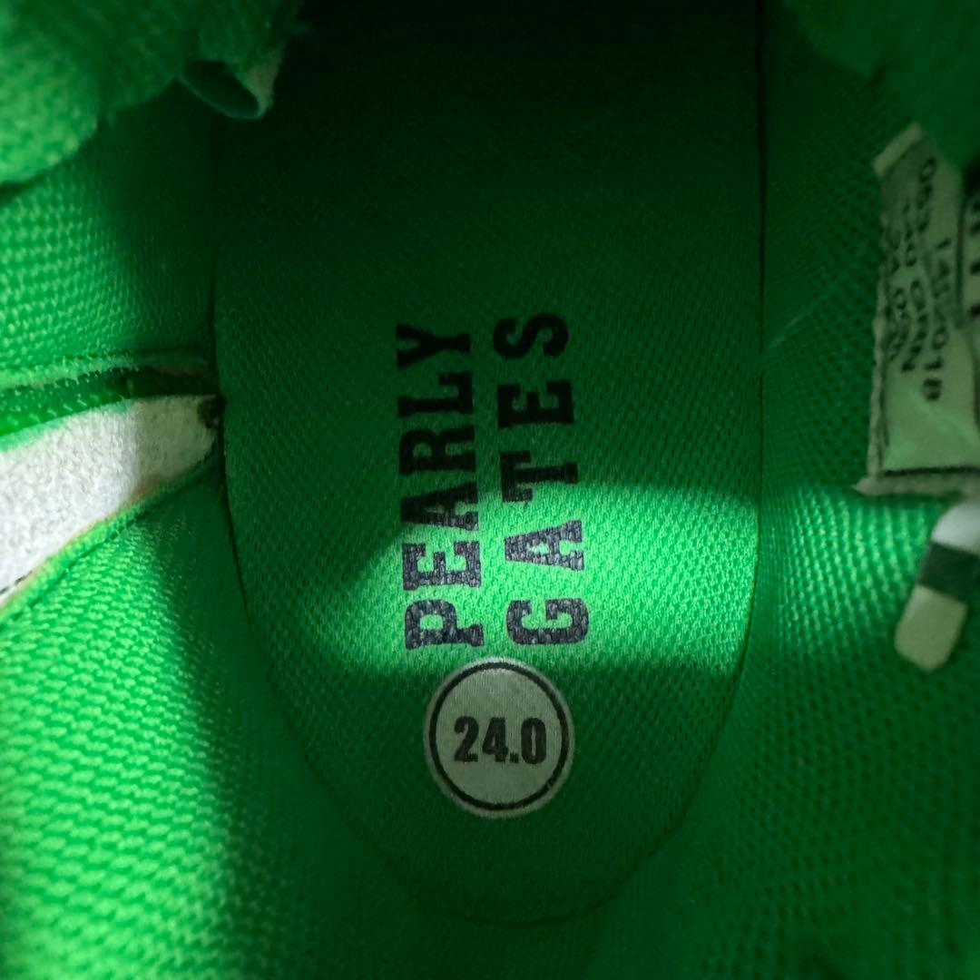 パーリーゲイツ ハイカット　ゴルフシューズ グリーン PEARLY GATES