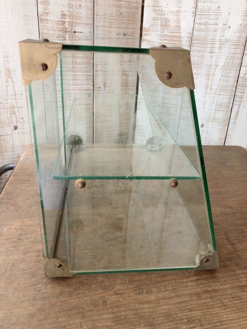 ヴィンテージ　飾り棚　コレクションケース